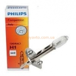Автолампа PHILIPS H1 Rally 12V 100W (12454RAC1)